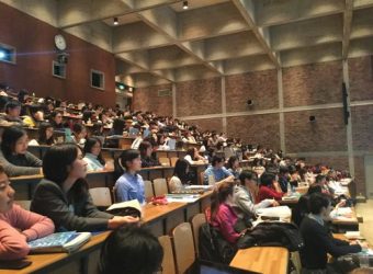 Students attending Professor Arredondo's lecture