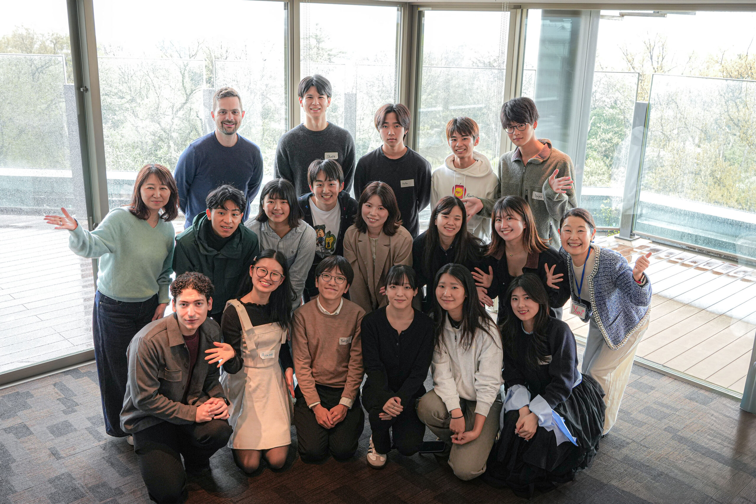 GCF1期生６名と共に（写真：堀内京香）